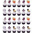 Jlemon 24pcs Meemeows Aph-mau Cat Game Party Decorations Cat Game Theme Birthday Party Supplies cake topper party suppliers Aph-mau Cat cup cake topper party decoration sets