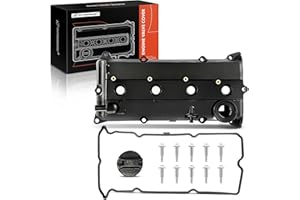 A-Premium Engine Valve Cover Kit, with Oil Filler Cap & Bolts & Gasket, Compatible with Nissan Altima 2002-2006, Sentra 2002-