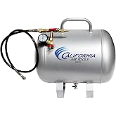 California Air Tools CAT-AUX10A Lightweight Portable Aluminum Air Tank, 10 Gallon, Silver