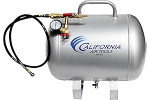 California Air Tools CAT-AUX10A Lightweight Portable Aluminum Air Tank, 10 Gallon, Silver