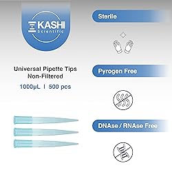 1000uL Pipette Tips, Kashi Scientific Universal