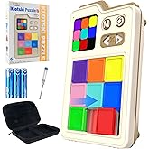 SMILESSKIDDO Super Slide Puzzle Games, Original 1000+ Challenges & 3 Modes, Brain Teaser Puzzle, Super Electronic Sliding Puzzles Toy Gifts for Kids & Adults, Fun Unblocking Logic Game