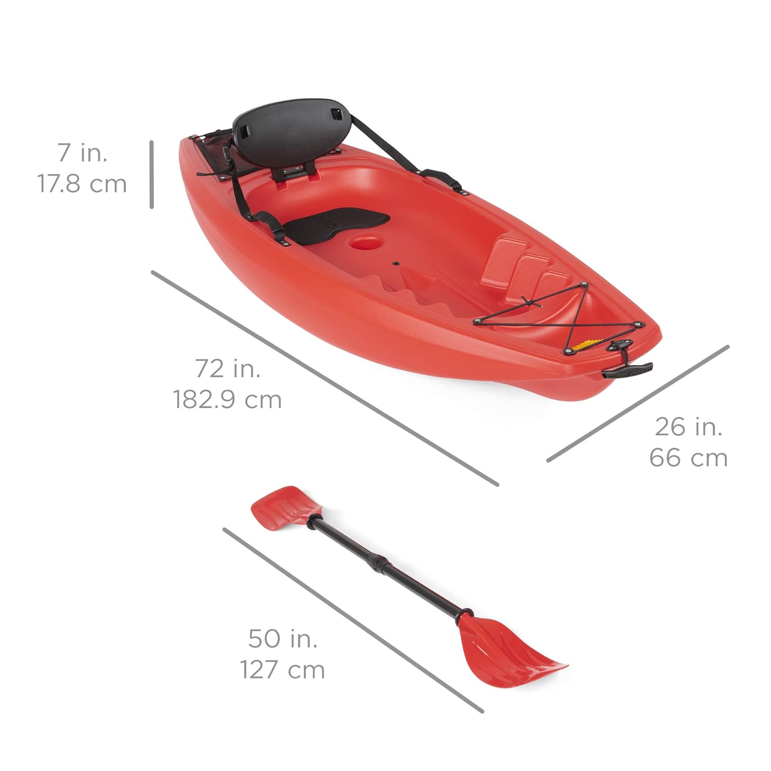 最終値下げ Best Choice Productsキッズ用カヤック 6フィート パドル ブラケット付き スポーツ イエロー B01nayu5su 注目ブランド Jovemcj Com