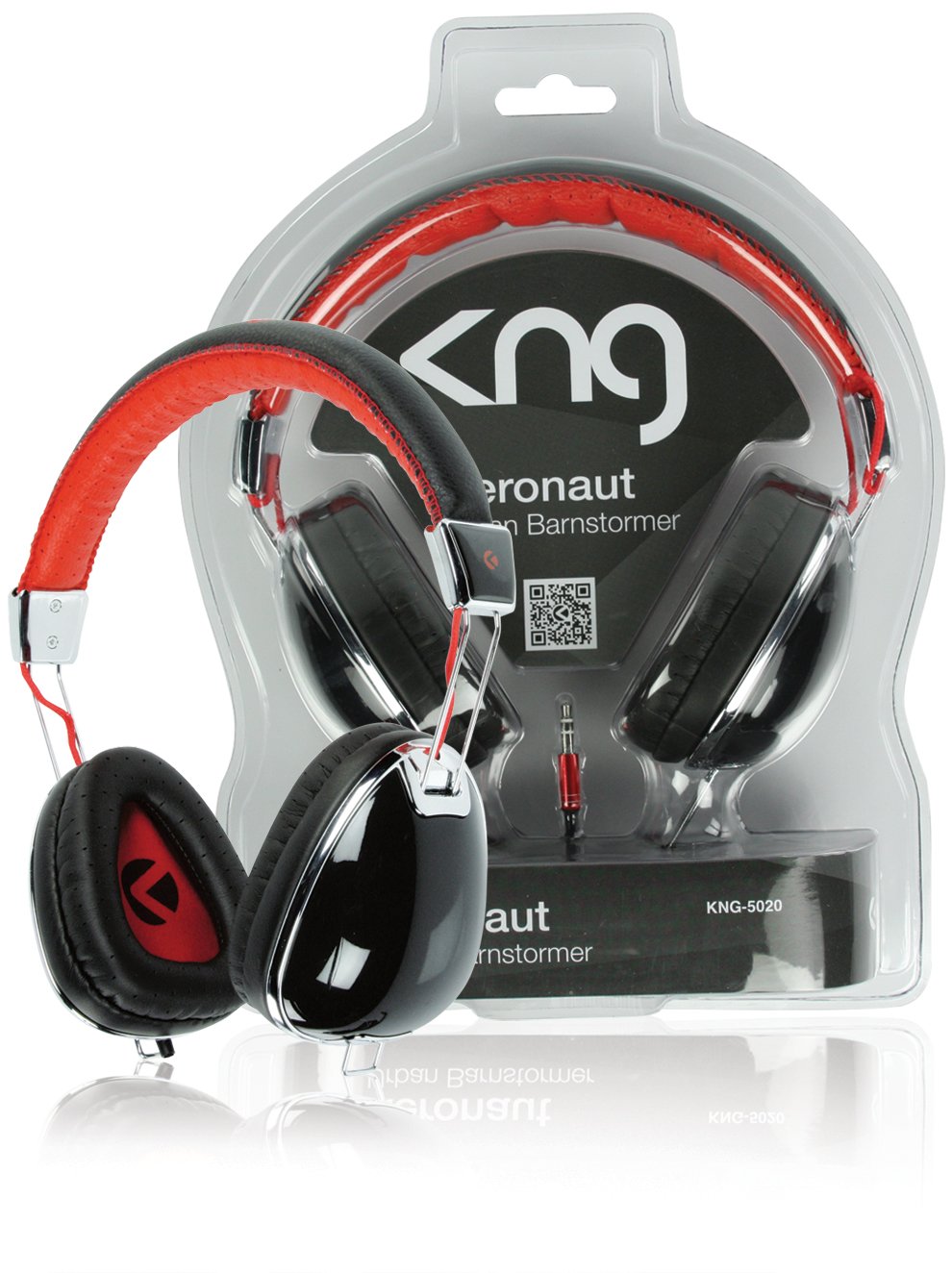 KNG Aeronaut Urban Barnstormer Designer Headphones - Black