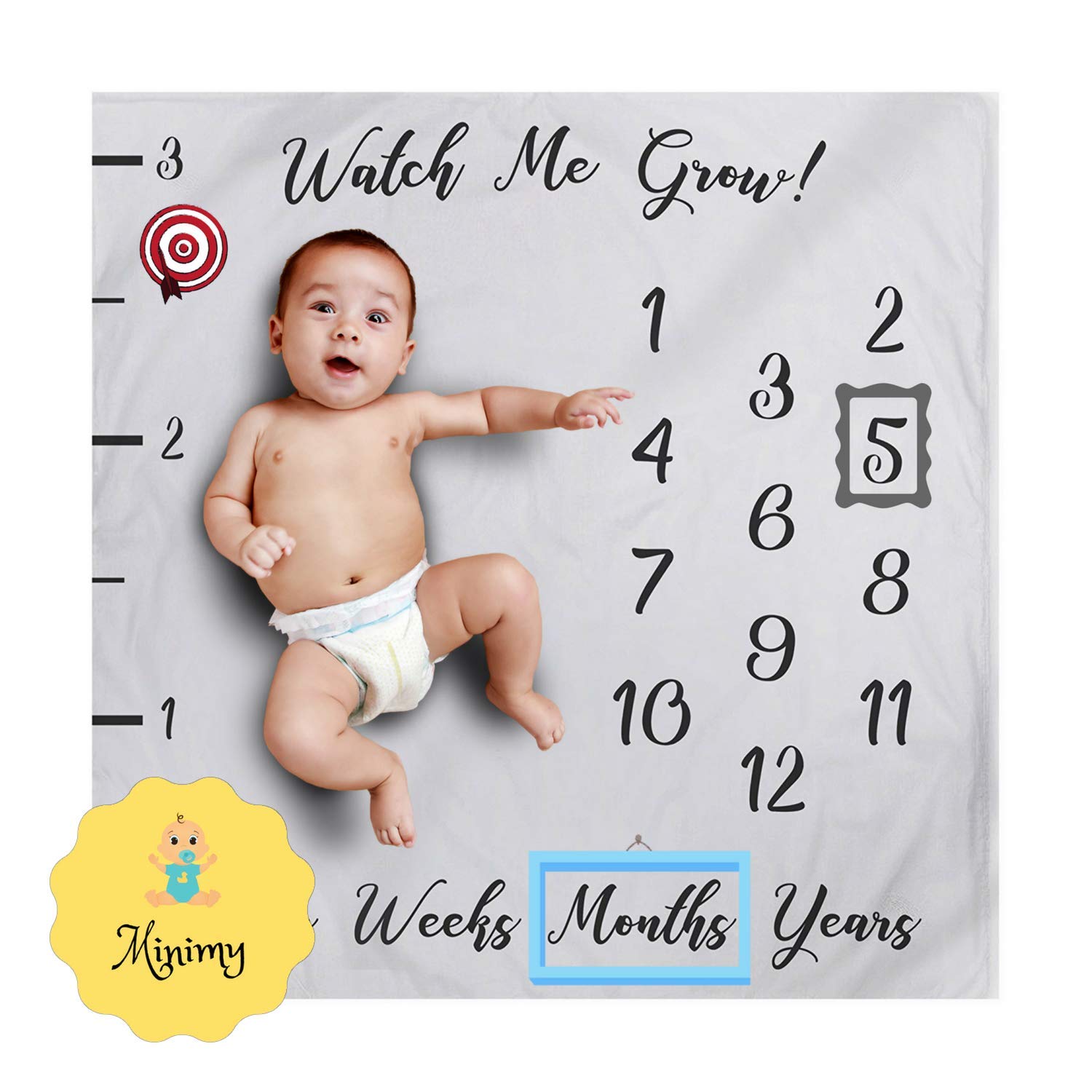 watch me grow blanket