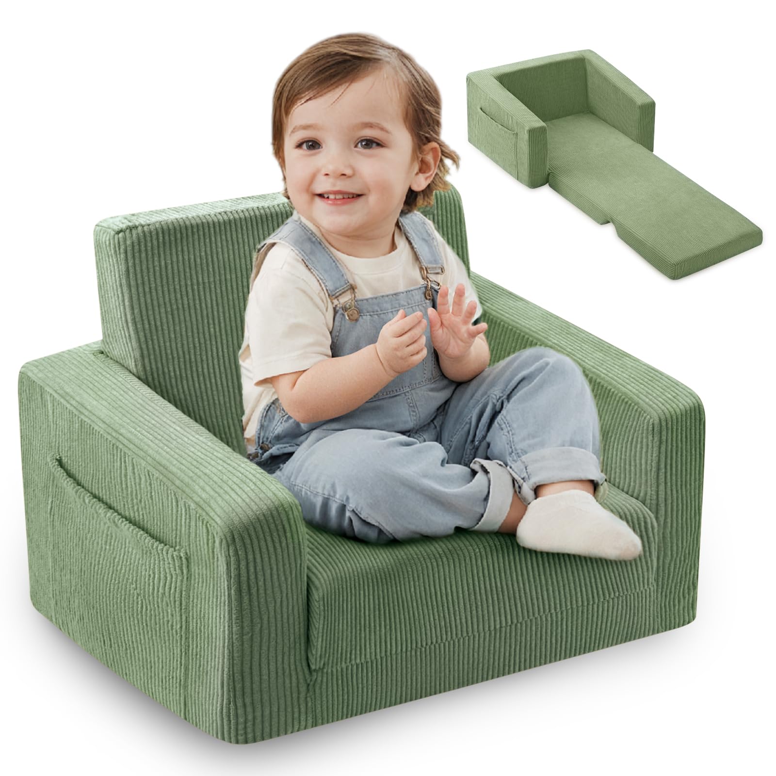 Photo 1 of ***used***Years Old,Convertible Sofa to Lounge,Green