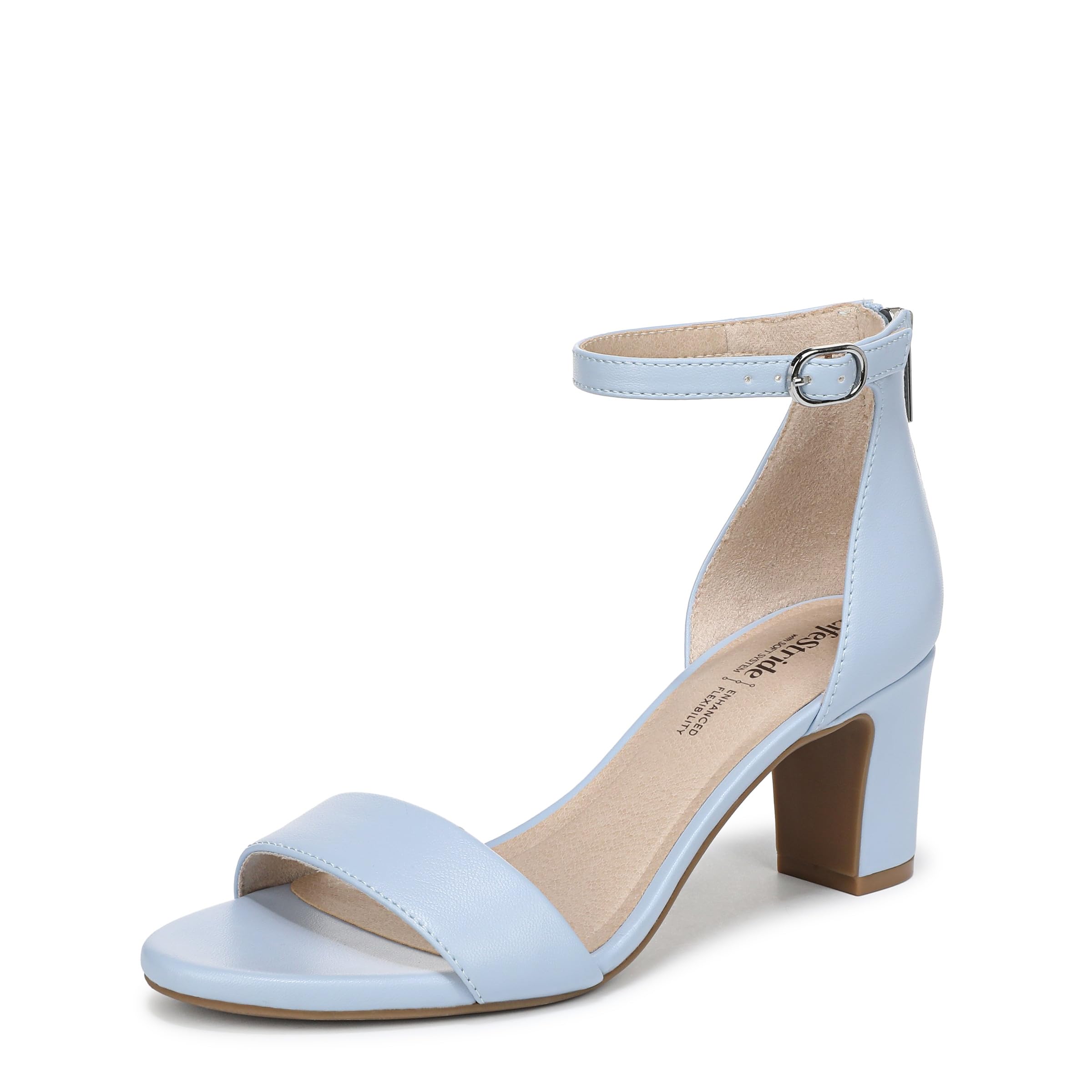 LifeStride Women’s Florence Heeled Sandal Ice Blue 12 M