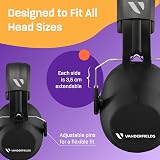 Vanderfields Premium Ear Defenders Hearing Protection 29 dB 2K Hz Black 2 Pack view 7