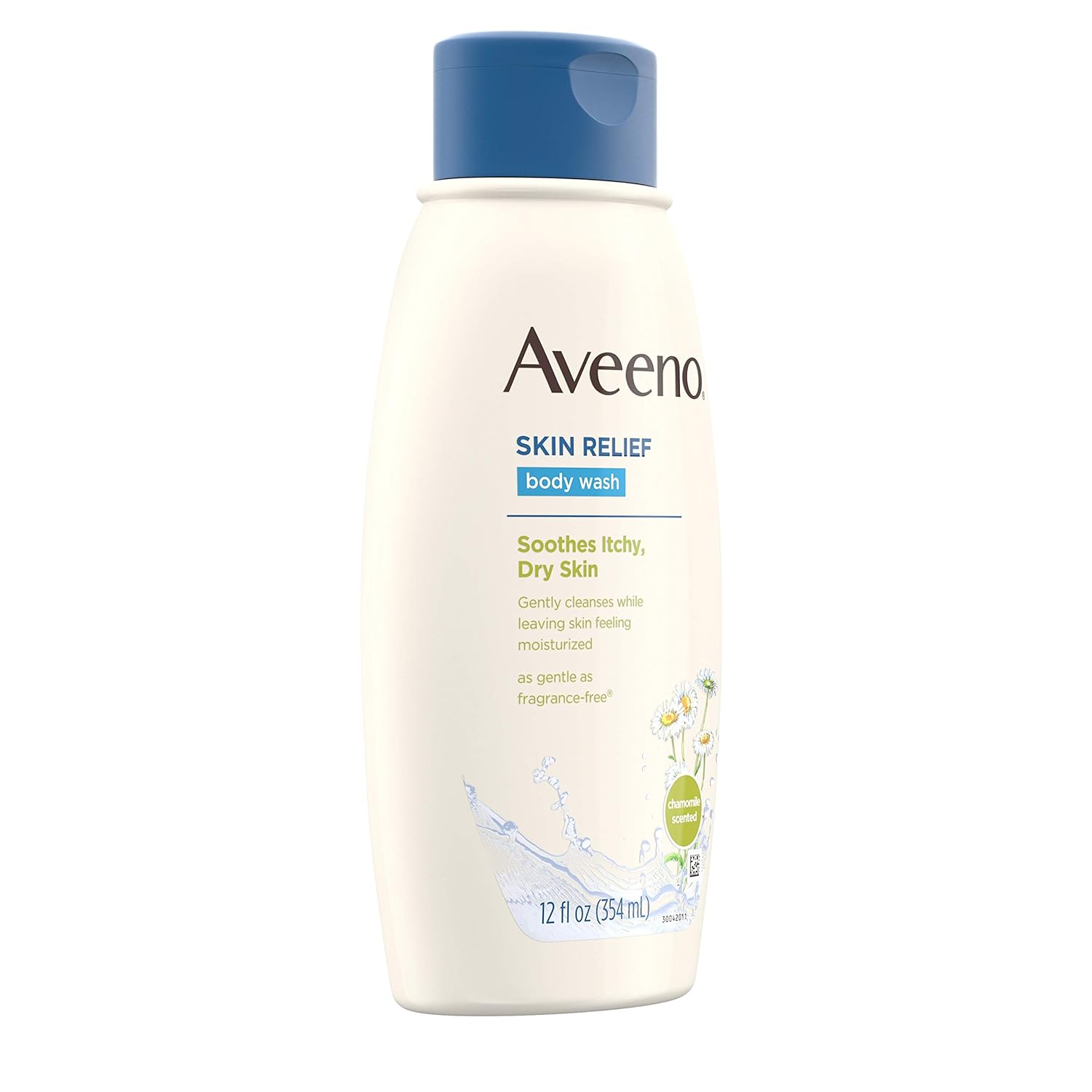 Aveeno Skin Relief Body Wash with Chamomile Scent & Soothing Oat, Gentle Soap-Free Body Cleanser for Dry, Itchy & Sensitive Skin, Dye-Free & Allergy-Tested, 12 fl. oz : Beauty