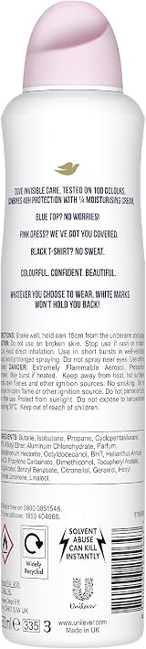 Dove Invisible Care Anti-perspirant Aerosol 250 ml Pack of 6 view 3