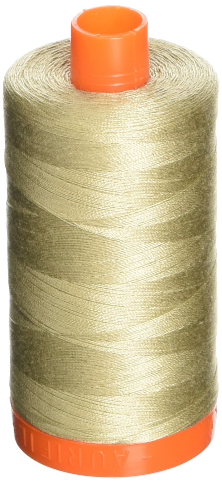 Aurifil A1050-2324 Mako Cotton Thread Solid 50WT 1422Yds Stone — image 1