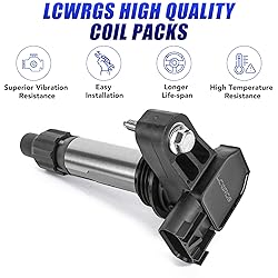 Set of 6 Ignition Coil Pack and Spark Plugs for GMC