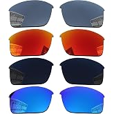 Acefrog 4 Pairs Polarized Replacement Lens for Oakley Bottle Rocket OO9164 | Fits Bottle Rocket OO9164 62mm Sunglasses, Precision-Fit, Shatterproof, Anti-Scratch, UV400 Protection, Value Pack