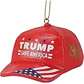 Kurt Adler 3.6" Save America President Trump Christmas Ornament