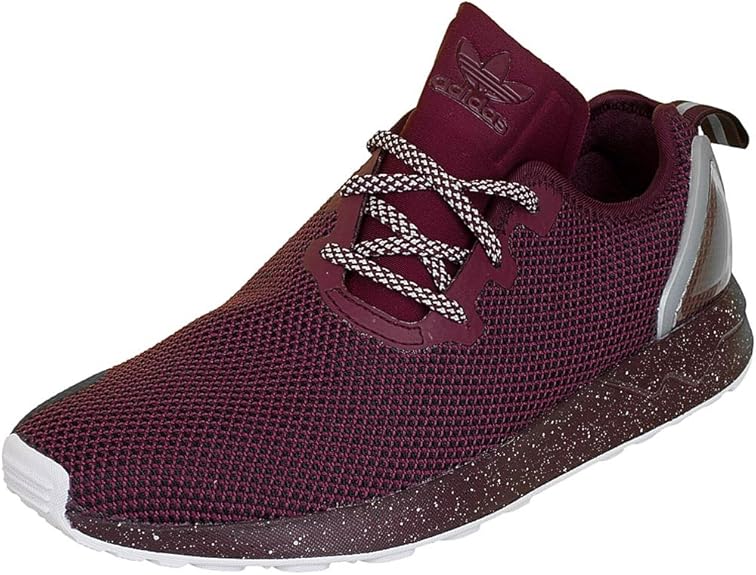 adidas ZX Flux ADV Asymmetrical Maroon Black: Amazon.es: Zapatos y complementos