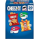 Cheez-It and Pringles Snacks, Grab and Go, Variety Pack, 17.04oz Box (20 Count)