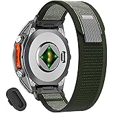 20mm Nylon Watch Band Compatible with Garmin Fenix 8 AMOLED 43mm/Fenix 7S Pro/7S/6S Pro/6S/5S plus/5S,Sport Watch Straps For Garmin Descent Mk3-43mm/Mk3i-43mm/Mk2s/Approach S70 42mm