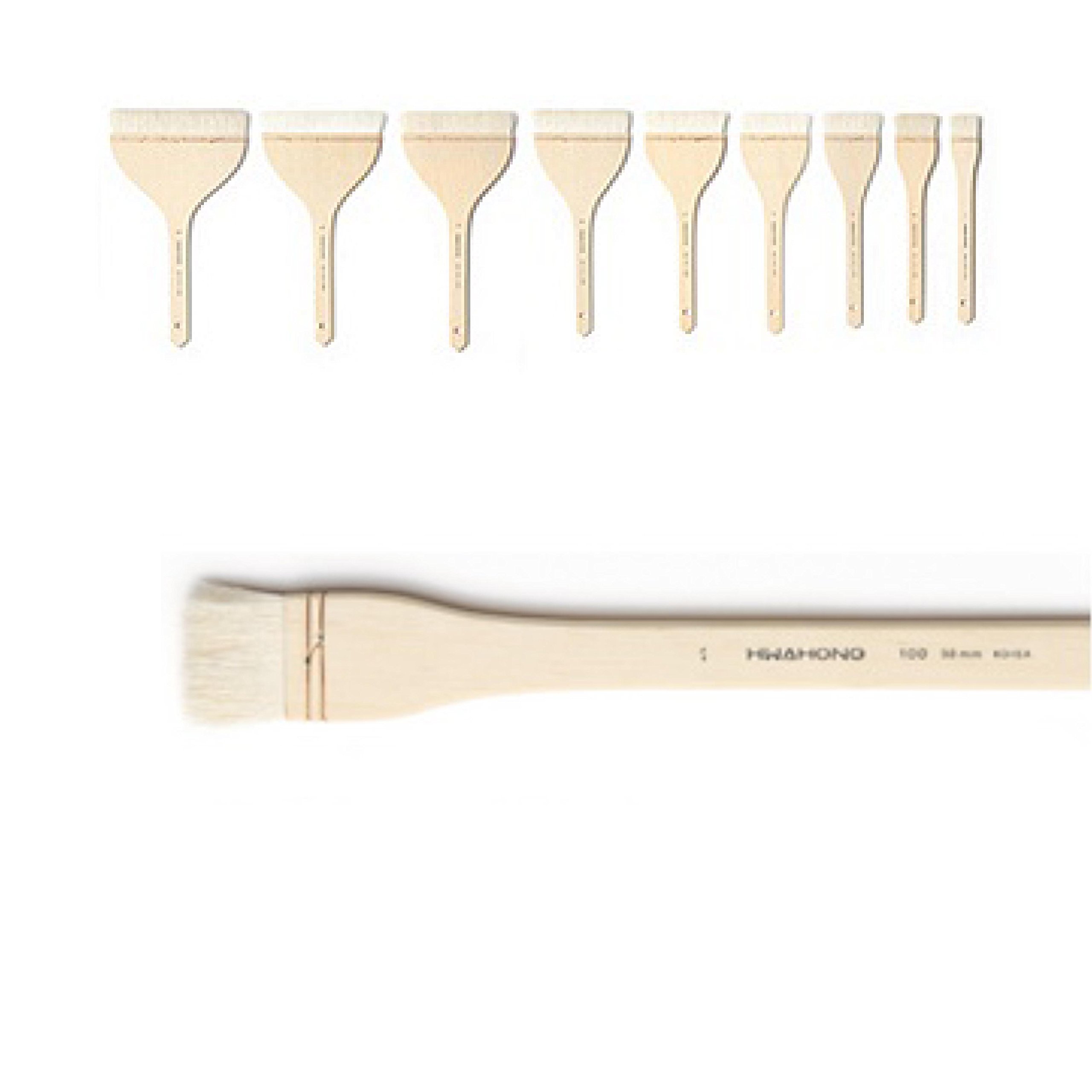 Hwahong 100 series Back Ground Painting Brush for Watercolor,Flat Brush NO.1