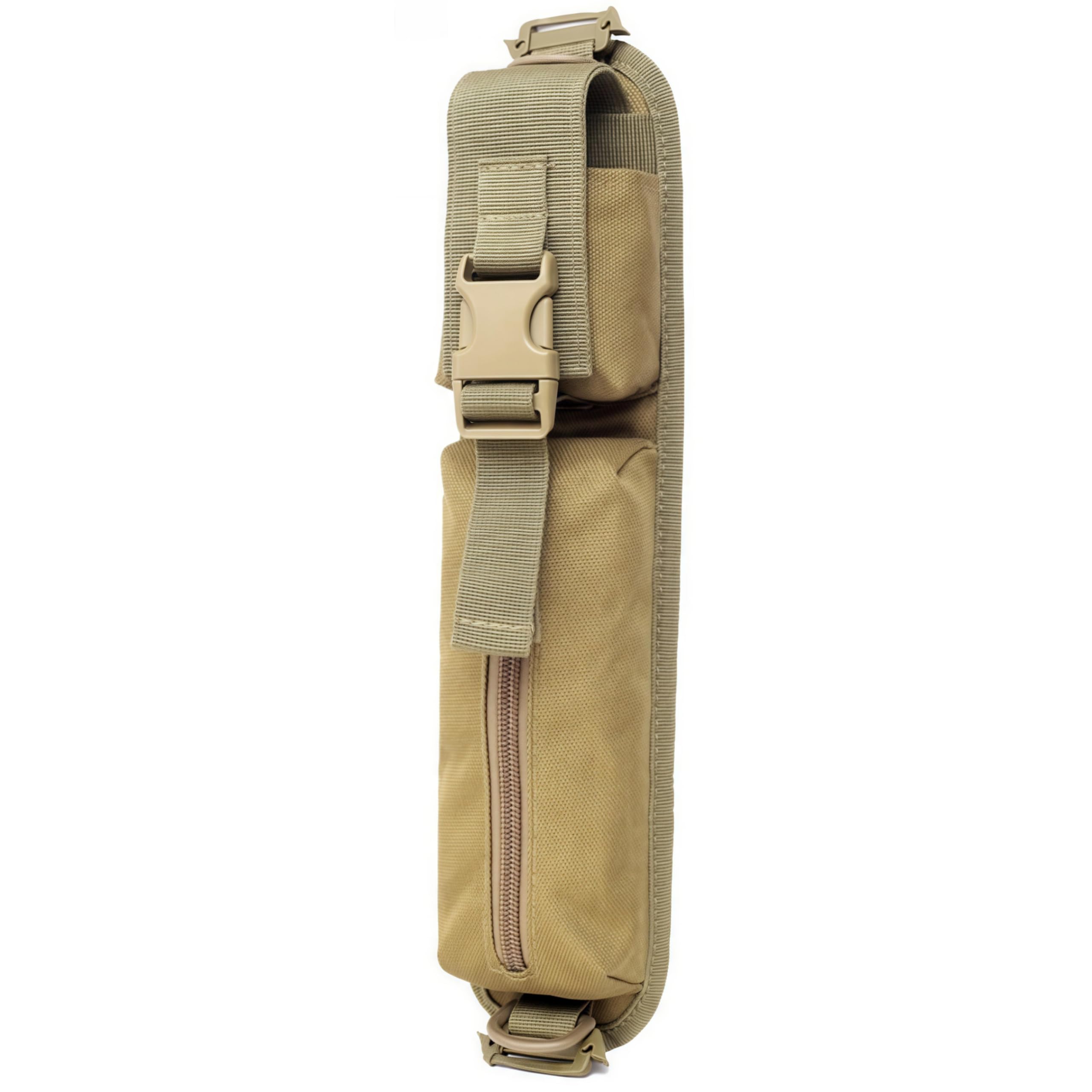 Gexgune Tactical Molle Accessory Pouch Backpack Shoulder Strap Bag Hunting Tools Pouch (Khaki)