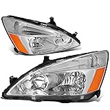 DNA MOTORING Pair Headlight Assembly Compatible