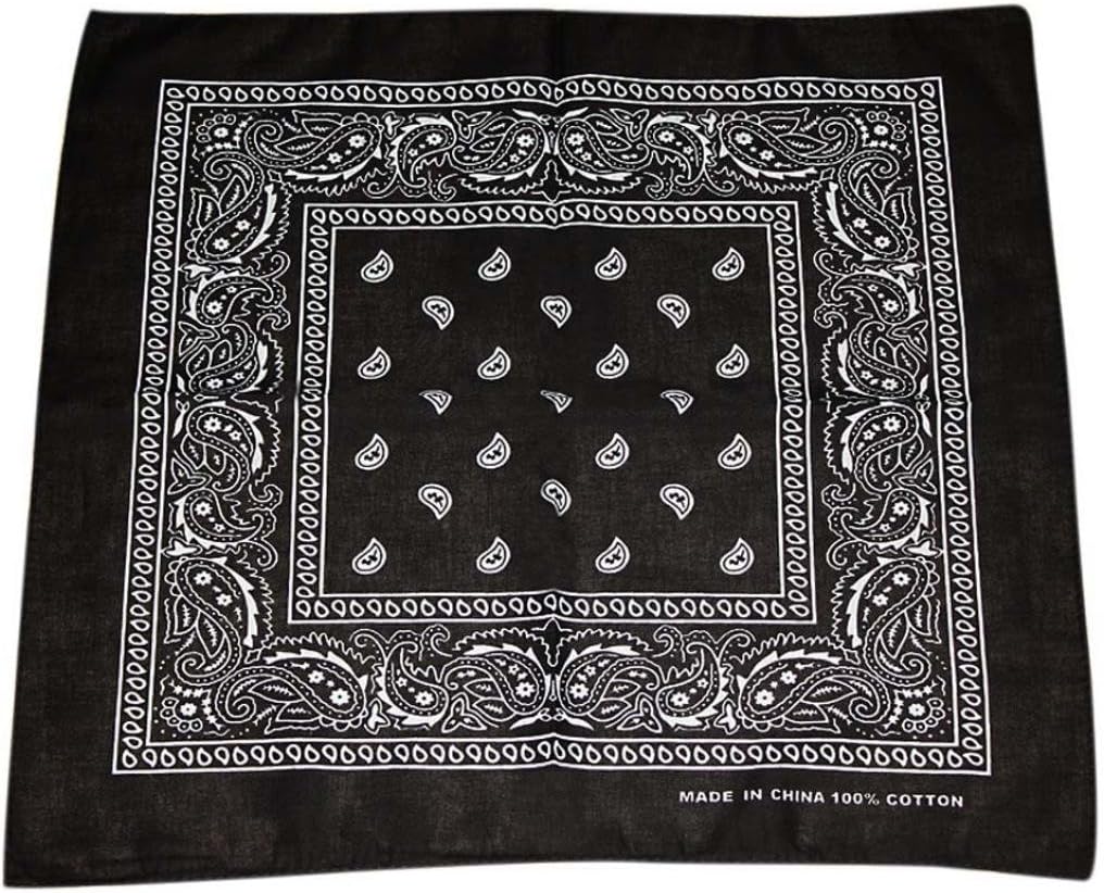 Sothread Men Women Printed Bandanas Multipurpose Cotton Craft Fabric Square DIY Mask Handkerchiefs Headbands