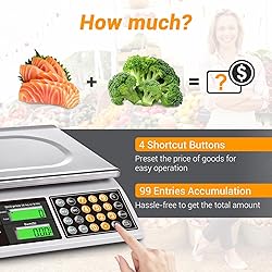 BROMECH Price Computing Scale, 66lb Digital