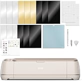 Cricut Maker 4 - Smart Cutting Machine (Seashell) | Digital Content Bundle | Includes 30 images in Design Space App