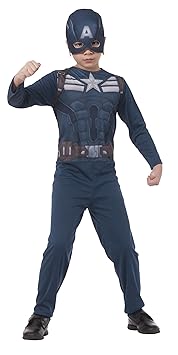 Kostüm Captain America Winter Soldier für Kind Blister