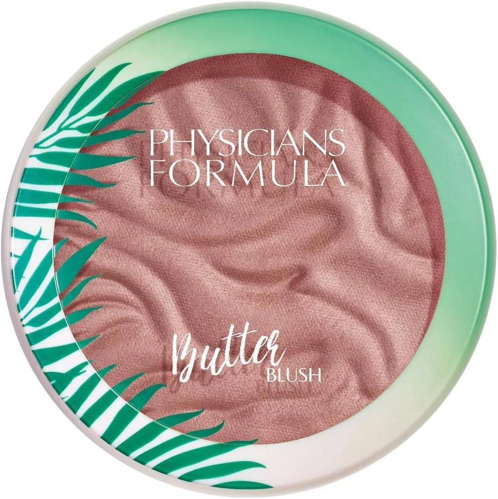 Physicians Formula Murumuru Butter Blush, Creamy Powder Blush Infused with Murumuru Butter for a Radiant Goddess Glow, Silky Soft Texture, Plum Rose Shade