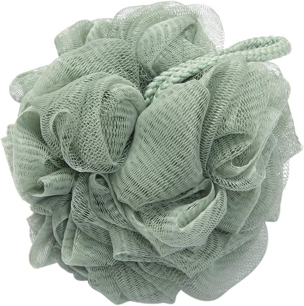 TungSam Bath Loofah Sponge, Pack of 4 Mesh Pouf Body Scrubber for Shower. (Multi-Color): Health & Personal Care