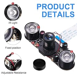Weewooday 2 Sets for Camera 1080P Webcam 5MP OV5647