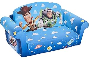 MARSHMALLOW Furniture, Children's 2-in-1 Flip Open Foam Compressed Sofa, Disney's Toy Story