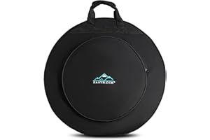 EASTROCK 22” Cymbal Bag Padded Cymbal Case Storage with Strap For Cymbal Protection