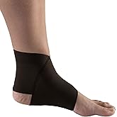 Champion Figure-8 Ankle Support, Light Elastic Compression Brace, Muscle Joint Recovery, Black, Medium