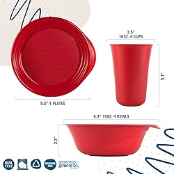 Preserve Reusable BPA Free Everyday Tableware Set