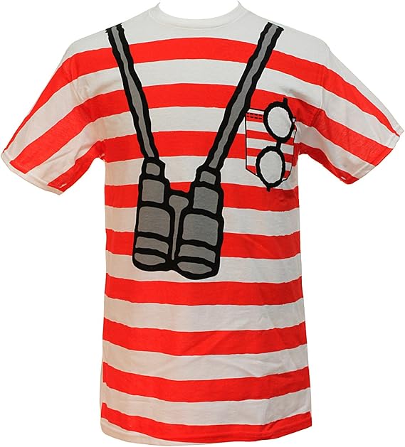 Wo Ist Waldo Manner Ich Bin Waldo Sublimationsdruck Kostum T Shirt Klein Amazon De Bekleidung