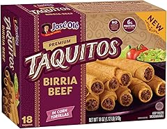 Jose Ole Premium Corn Taquitos, Beef Birria, 18 Ounce (Frozen)