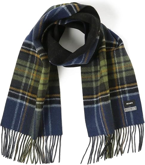 Amazon ビームス Beams マフラー ストール タータン チェック