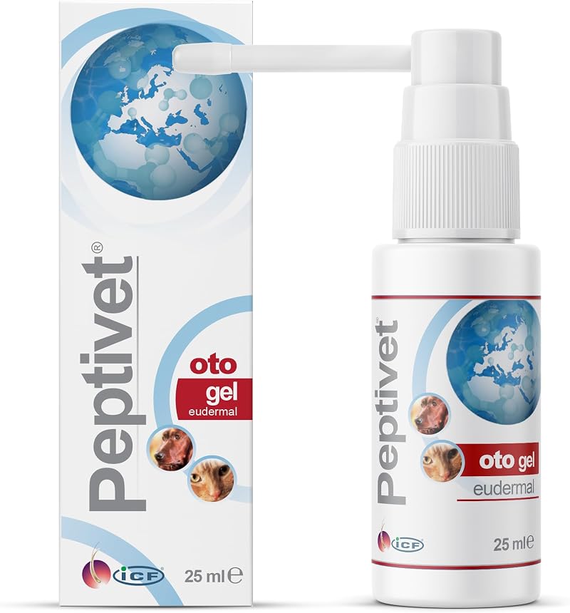 ICF Peptivet OTO Gel Ear Cleaner for Dogs & Cats 25 ml