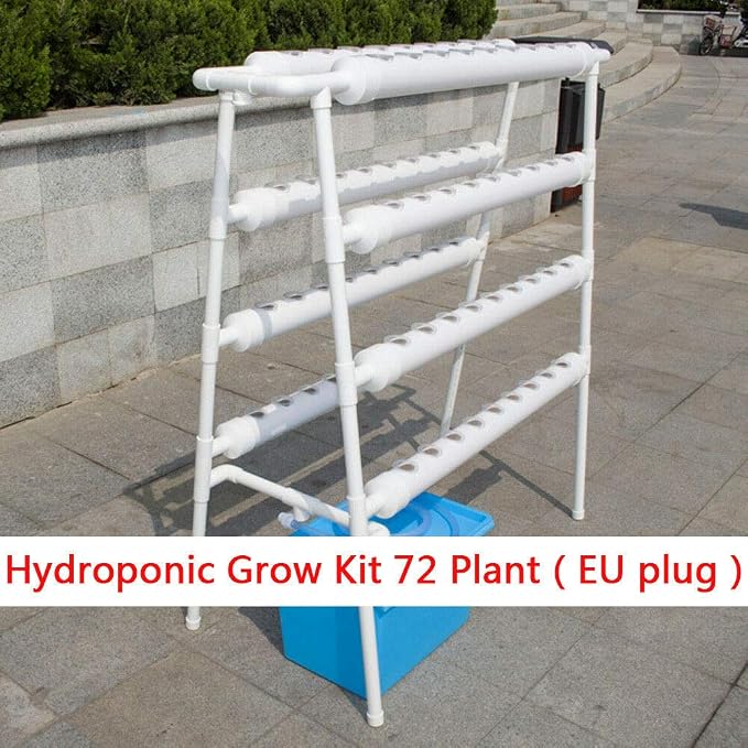 Xian 72 sitios 8 Kit de Cultivo hidropónico de hortalizas sin ...