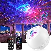 Star Projector Galaxy Light Projector ,15 Colors Star Lights for Ceiling Projector, 15 White Noises Galaxy Projector for Bedroom, Bluetooth+Remote+Timer Stars for Ceiling Projector Lights for Bedroom
