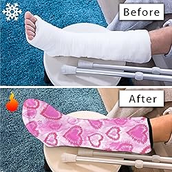 LedBack Valentines Day Leg Cast Cover Reusable Foot