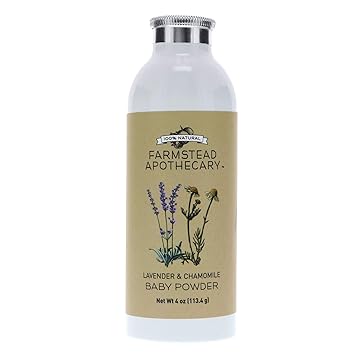 organic talcum powder