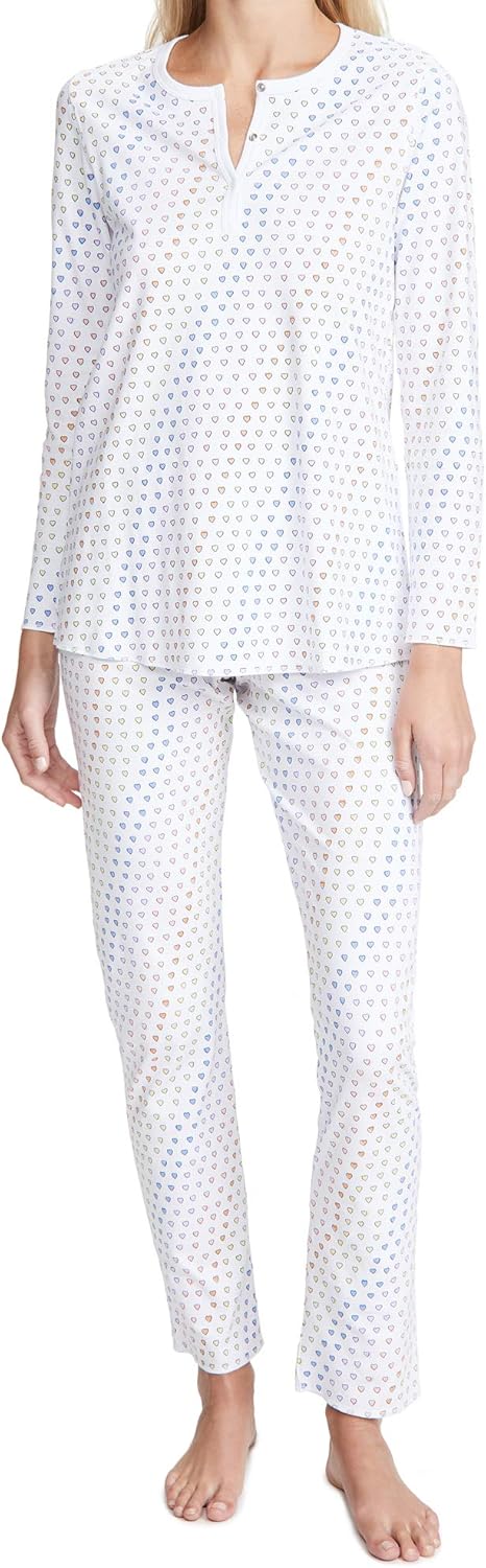 Roller Rabbit Women's Disco Hearts Pajamas at Amazon Womenâs Clothing store