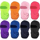 SATINIOR 8 Pcs Ski Mask Cover Full Face Mask Balaclava Winter Face Covering Thermal Breathable UV Protection Women Men