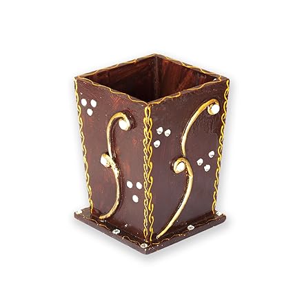 Buy Handmade Decorative Wooden Flower Pot Small Online At Low