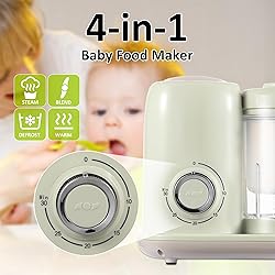 AMZBABYCHEF Baby Food Maker, 4 in 1 Baby Food