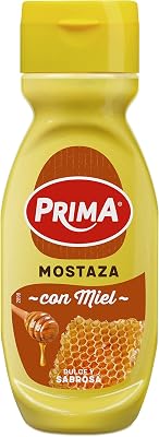 Mostarda de mel premium feita com sementes de mostarda. 285g