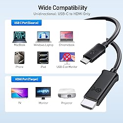 Cable Matters Unidirectional USB C to HDMI Cable