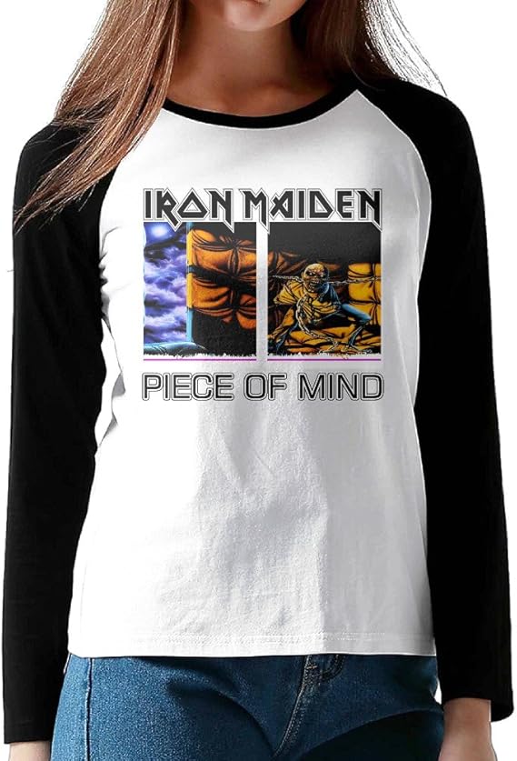 iron maiden baseball tee